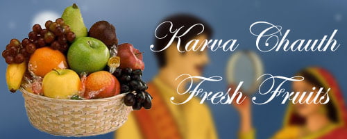 Karwa Chauth Fresh Fruits to India